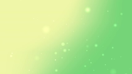 Bright abstract gradient background featuring yellow and green colors with floating sparkle particles and gentle glow ideal for spring design health branding and international celebration visuals