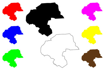 Obraz premium Malaybalay city (Northern Mindanao Region, Republic of the Philippines, ROP) map vector illustration, scribble sketch Malaybalay map