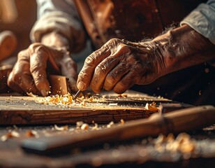 Wood carving process