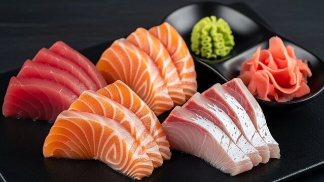 sushi with salmon