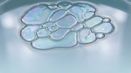 Iridescent Soap Bubble Abstract Image