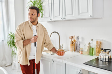 Experience of silence and strength in a warm, inviting home setting