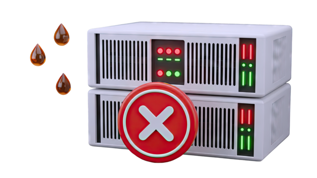 Server Failure: Data Center Downtime and Leaks - Powered by Adobe