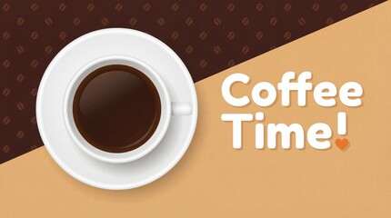 A cup of coffee on a grunge background