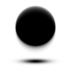 Black circle shadow overlay