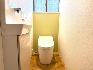 自宅の新品トイレ