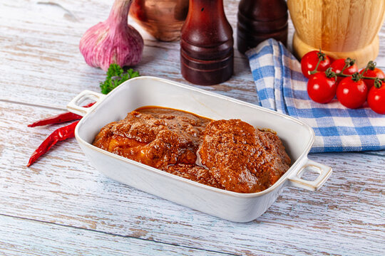 Indian chicken thights tikka massala