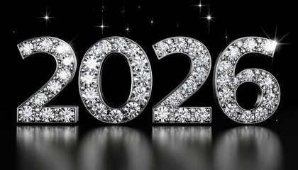 Dazzling 2026 New Year Celebration Concept.