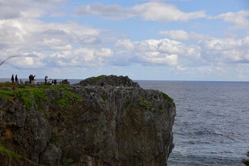 断崖絶壁　辺戸岬　沖縄県