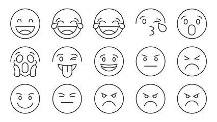 Vector collection of funny Easter egg characters featuring a set of cartoon faces with diverse expressions, smiley emotions, and cute hair designs as unique avatars for kids and people