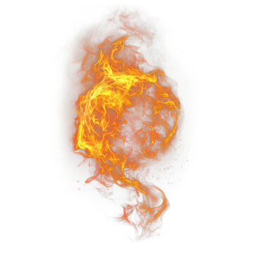Fire ring isolated on transparent background. Circle fire isolated. Glowing light round on transparent png. Circle with gold dust png  Fire ball flame isolated