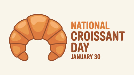 Celebrate National Croissant Day on January 30th with a delicious pastry