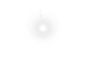 Glowing white stars with shimmering rays and lens flare effects. Great for Christmas designs and magical illustrations. Transparent background format.light effect Glow isolated white light effect