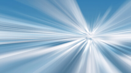 Obraz premium Clear Sky Velocity: Abstract Light Ray Acceleration Background