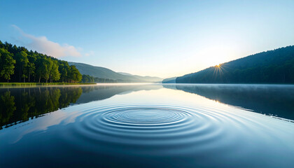 lake in the mountains