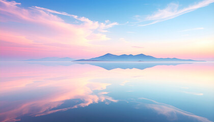 sunset in the mountains