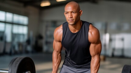 Weightlifting competition gym fitness event indoor environment close-up view strength and determination