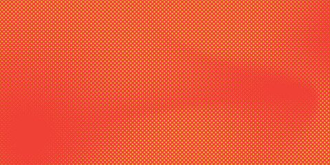 Dots halftone pattern background with yellow red color gradient texture. Abstract vector halftone pattern with color dots gradation in mesh background. Eps10