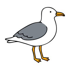 Dibujo sencillo con líneas de gaviota © teracreonte