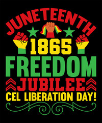 Juneteenth 1865 freedom jubilee cel liberation day!