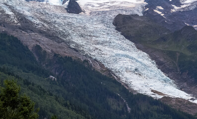 Glacier des Bossons, chamonix, Alpes