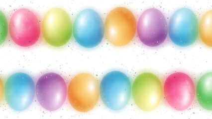 Colorful Easter Eggs Decoration Background for Celebration