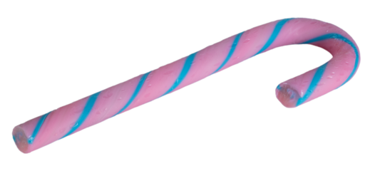 Candy cane for a girl at Christmas