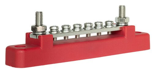 Insulated bar for connecting multiple wires