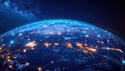 Global Network Connectivity - A Digital Earth Visualization.