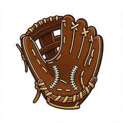 baseball glove illustration 
