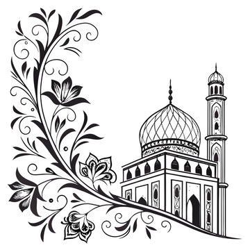 Eslimi Tazhib Iranian Art Design Text Box Text Input Area Floral Vector Old Vintage Art VECTOR.