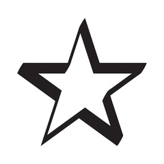 Fototapeta premium Star icon design template