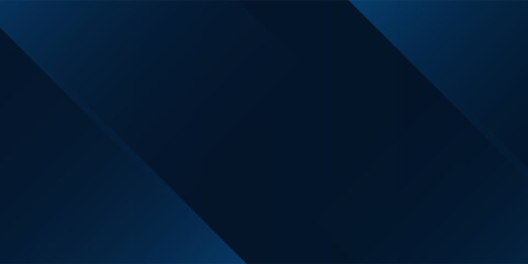 Fototapeta premium Abstract background gradient dark navy blue banner simple abstract