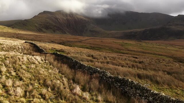 Snowdon Yr Wyddfa Aerial Mountain Overview
