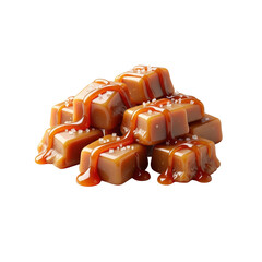 Pile of salted caramel candies