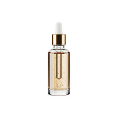 Bottle of cosmetic serum on Transparent Background