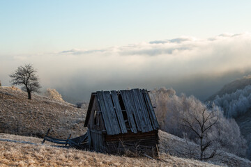 Landscape in Romania, Paltinis, Sibiu