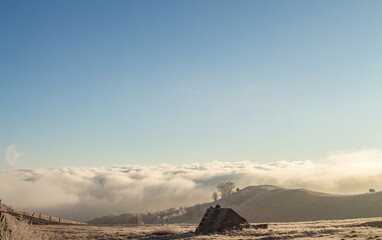 Landscape in Romania, Paltinis, Sibiu