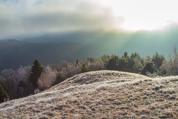 Landscape in Romania, Paltinis, Sibiu