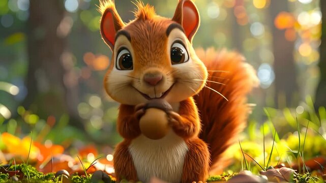 Cute squirrel