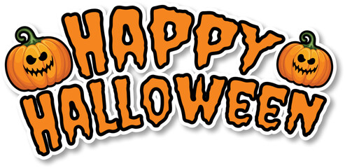 Halloween Text Sticker