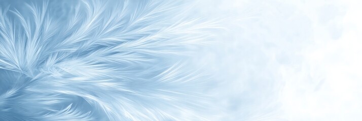 Obraz premium Elegant and Subtle Icy Gradient Composition with Soft Blue and White Tones for Creative Projects