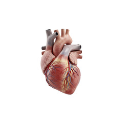 Human heart anatomy illustration