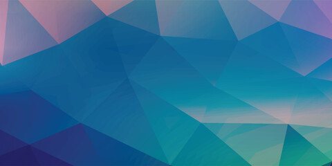 Abstract Blue Geometric Background With Triangles And Gradient Colors For Modern Design Backdrop