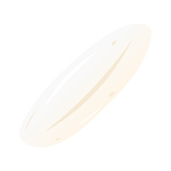 single white rice grain illustration vector isolated on white