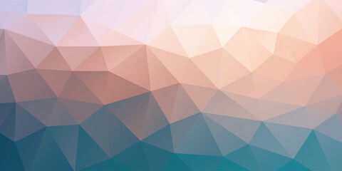 Fototapeta premium Light blue, red polygonal background. Creative geometric illustration in Origami style with gradient. A new texture for your design.