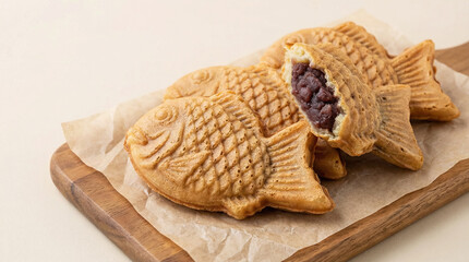 Korean Bungeoppang with Red Bean Filling