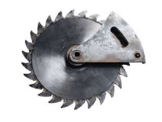 Circular Saw Blade Close-Up