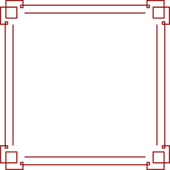 Obraz premium Minimal Outline Frame with Balanced Proportions for Editorial Template Layout