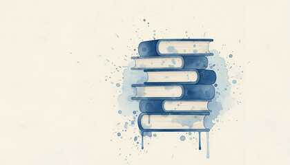 Knowledge Day abstract background in artistic style with muted academic colors representing education and learning with copy space